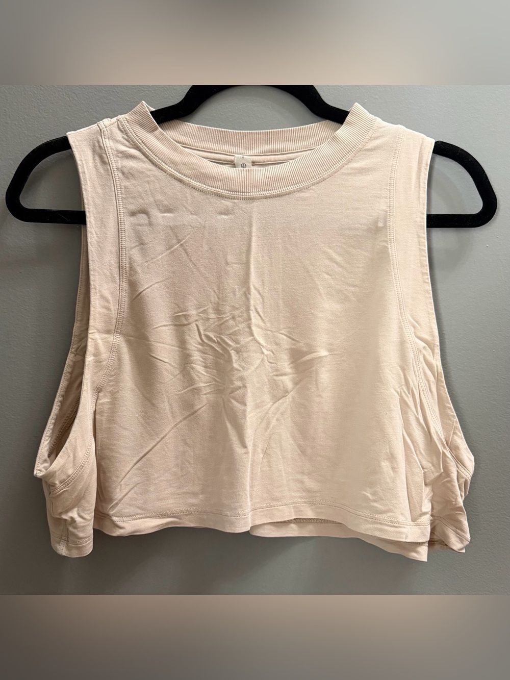 lululemon athletica Cropped Muscle Tank - Light tan